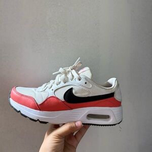 Nike Women's Red, White, and Black Sneakers